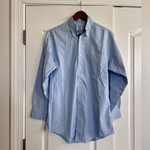 Brooks Brothers Blue Cotton Dress Shirt
